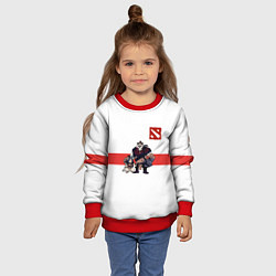 Свитшот детский Дота, цвет: 3D-красный — фото 2