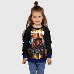 Свитшот детский Mass effect, цвет: 3D-синий — фото 2