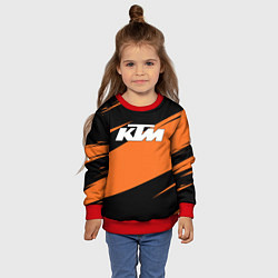 Свитшот детский KTM КТМ, цвет: 3D-красный — фото 2