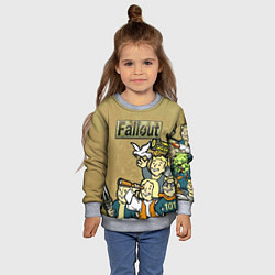 Свитшот детский Волтбои, цвет: 3D-меланж — фото 2