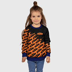 Свитшот детский KTM КТМ, цвет: 3D-синий — фото 2