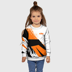 Свитшот детский KTM КТМ Z, цвет: 3D-белый — фото 2
