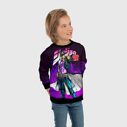 Свитшот детский JOJOS BIZARRE ADVENTURE, цвет: 3D-черный — фото 2
