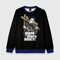 Свитшот детский Клод GTA 3, цвет: 3D-синий