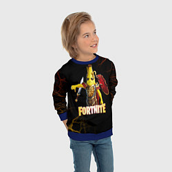 Свитшот детский Fortnite Potassius Peels Peely, цвет: 3D-синий — фото 2