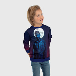 Свитшот детский Джони, цвет: 3D-синий — фото 2