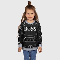 Свитшот детский BOSS MERCEDES-BENZ, цвет: 3D-меланж — фото 2