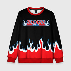 Свитшот детский BLEACH FLAME БЛИЧ ПЛАМЯ, цвет: 3D-красный
