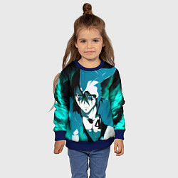 Свитшот детский Улькиорра Сифер Ulquiorra, цвет: 3D-синий — фото 2