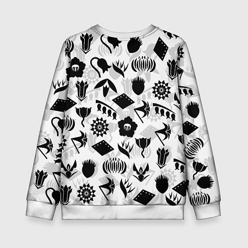 Детский свитшот БЛИЧ КАПИТАНЫ ГОТЕЙ 13 ЭМБЛЕМЫ / 3D-Белый – фото 2