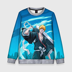 Свитшот детский Bleach-Ichigo, цвет: 3D-меланж