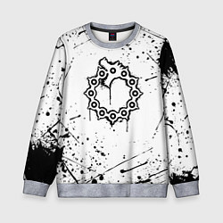 Свитшот детский МЕЛИОДАС 7 СМЕРТНЫХ ГРЕХОВ, цвет: 3D-меланж