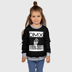 Свитшот детский DMX 1970-2021, цвет: 3D-меланж — фото 2
