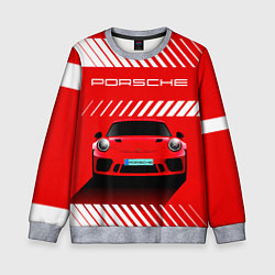 Детский свитшот PORSCHE ПОРШЕ RED STYLE