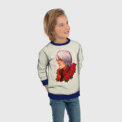 Свитшот детский Данте DMC, цвет: 3D-синий — фото 2