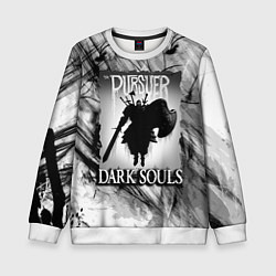 Свитшот детский DARK SOULS ТЁМНЫЙ МИР, цвет: 3D-белый