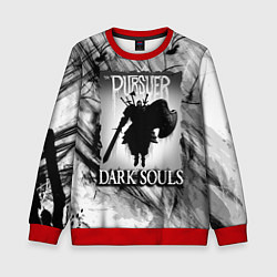 Свитшот детский DARK SOULS ТЁМНЫЙ МИР, цвет: 3D-красный