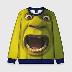 Детский свитшот Shrek is Yelling