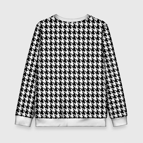Детский свитшот Гусиная лапка / 3D-Белый – фото 2