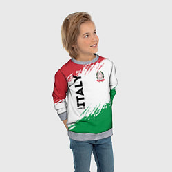 Свитшот детский MADE IN ITALY, цвет: 3D-меланж — фото 2