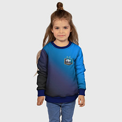 Свитшот детский Сборная Франции, цвет: 3D-синий — фото 2
