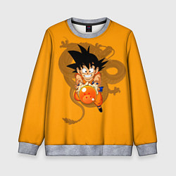 Свитшот детский Kid Goku, цвет: 3D-меланж