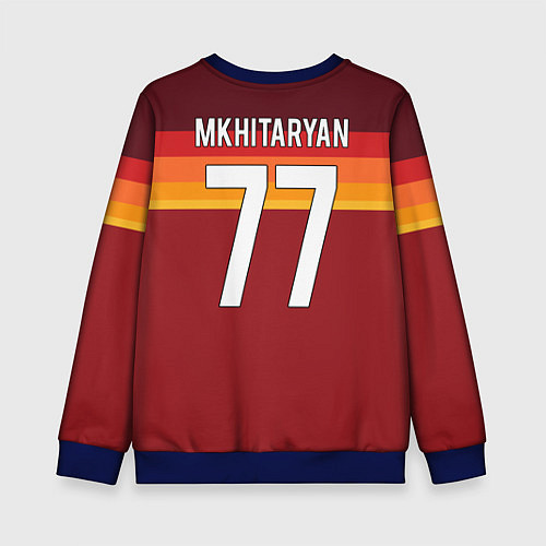 Детский свитшот Мхитарян футболка Рома / 3D-Синий – фото 2