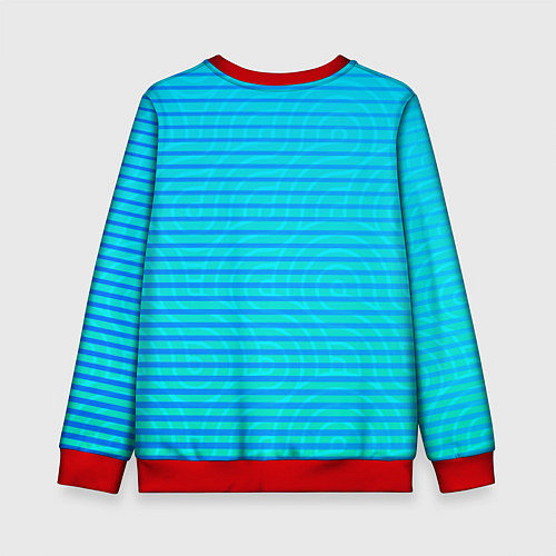 Детский свитшот Кораблик в бутылке / 3D-Красный – фото 2