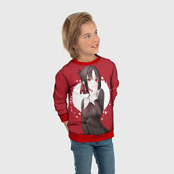 Свитшот детский Kaguya Love, цвет: 3D-красный — фото 2