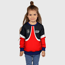Свитшот детский СССР ГАГАРИН, цвет: 3D-синий — фото 2