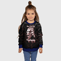 Свитшот детский Ragnarr, цвет: 3D-синий — фото 2
