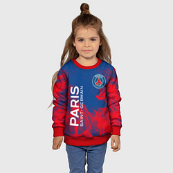 Свитшот детский ФК ПСЖ PARIS SAINT GERMAIN, цвет: 3D-красный — фото 2