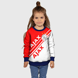 Свитшот детский FC AJAX AMSTERDAM ФК АЯКС, цвет: 3D-синий — фото 2