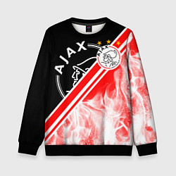 Свитшот детский FC AJAX AMSTERDAM ФК АЯКС, цвет: 3D-черный