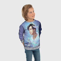 Свитшот детский Jeon BTS, цвет: 3D-меланж — фото 2