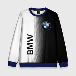 Свитшот детский Black and White BMW, цвет: 3D-синий