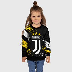 Свитшот детский JUVENTUS ЮВЕНТУС КРАСКА, цвет: 3D-черный — фото 2