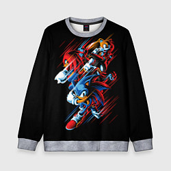 Свитшот детский Sonics team, цвет: 3D-меланж
