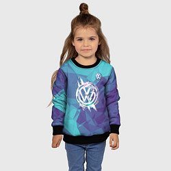 Свитшот детский VOLKSWAGEN, цвет: 3D-черный — фото 2