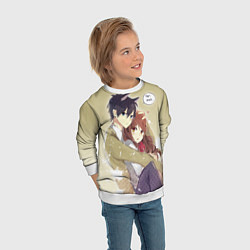 Свитшот детский Хоримия, цвет: 3D-белый — фото 2