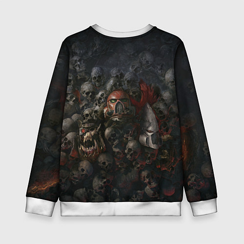 Детский свитшот Warhammer / 3D-Белый – фото 2