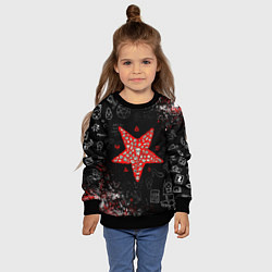 Свитшот детский The Binding of Isaac ИСААК, цвет: 3D-черный — фото 2