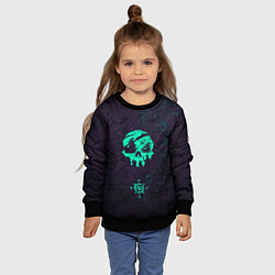 Свитшот детский Пиратский знак, цвет: 3D-черный — фото 2