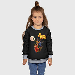 Свитшот детский It Takes Two Dandelion, цвет: 3D-меланж — фото 2