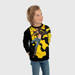 Свитшот детский Трафальгар Ло из One Piece, цвет: 3D-черный — фото 2