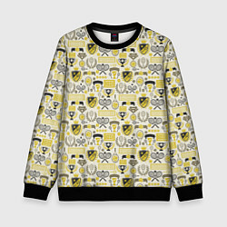 Свитшот детский Кубок Дэвиса, цвет: 3D-черный