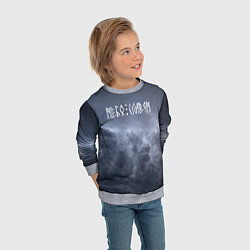 Свитшот детский НЕБО СЛАВЯН СЛАВЯНСТВО Z, цвет: 3D-меланж — фото 2