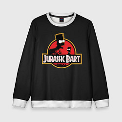 Свитшот детский Jurassic Bart, цвет: 3D-белый