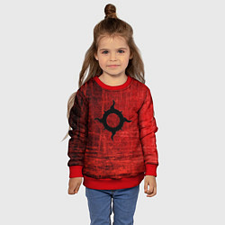 Свитшот детский Thousand sons, цвет: 3D-красный — фото 2