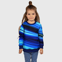 Свитшот детский Морской, цвет: 3D-синий — фото 2